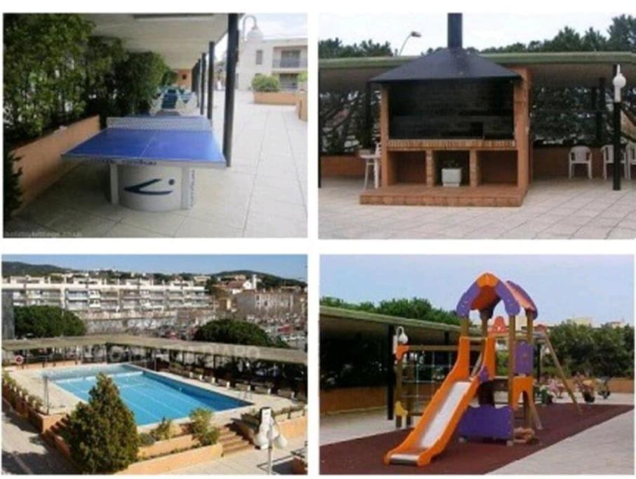 Apartamento Centrico Playa De Aro Con Piscina. Platja d'Aro Esterno foto